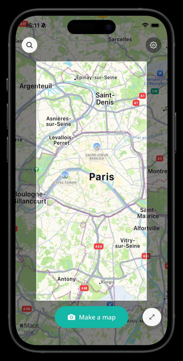 MapBloom - Select any area on the map